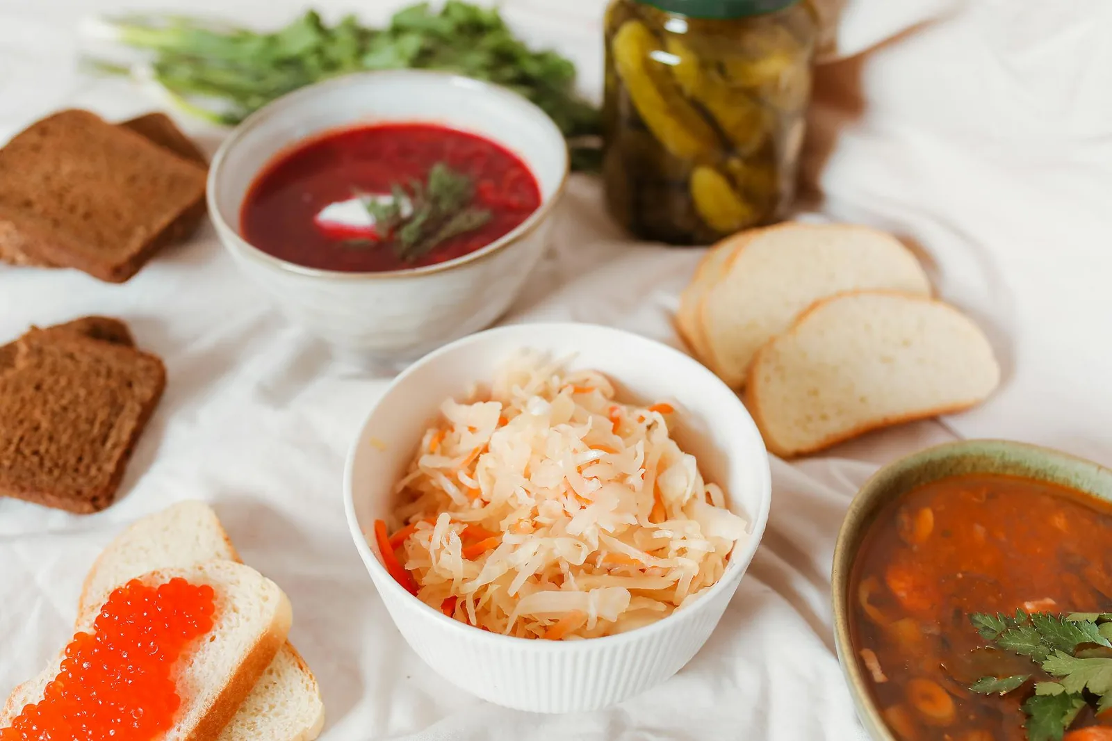 Fermentoituja ja kuitupitoisia ruokia suolistoterveyden tueksi